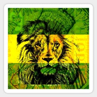 Jamaica Conquering Lion of Judah Magnet